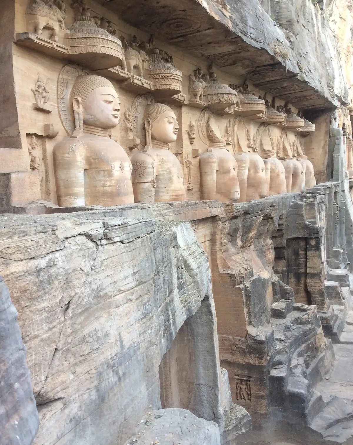 Gopachal Jain Rock Sculptures, Gwalior